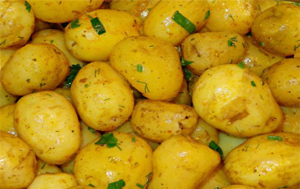 Boiled potatoes